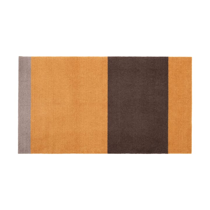 Stripes by tica, horisontal, entréteppe - Dijon-brown-sand, 67 x 120 cm - Tica copenhagen