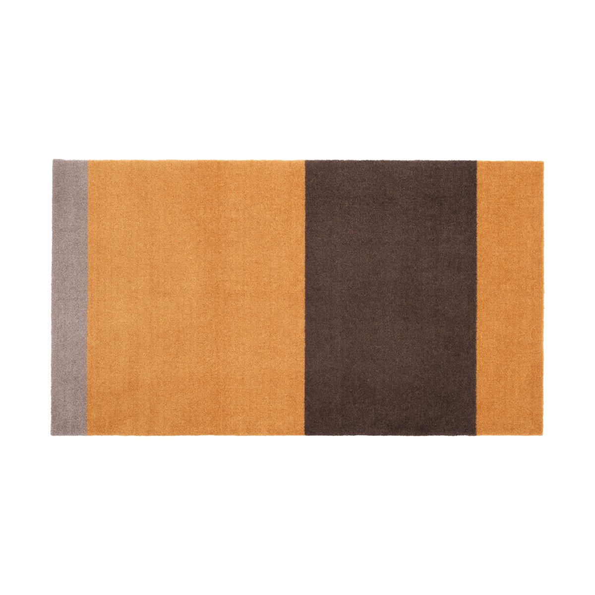 Bilde av tica copenhagen Stripes by tica horisontal entréteppe Dijon-brown-sand 67 x 120 cm