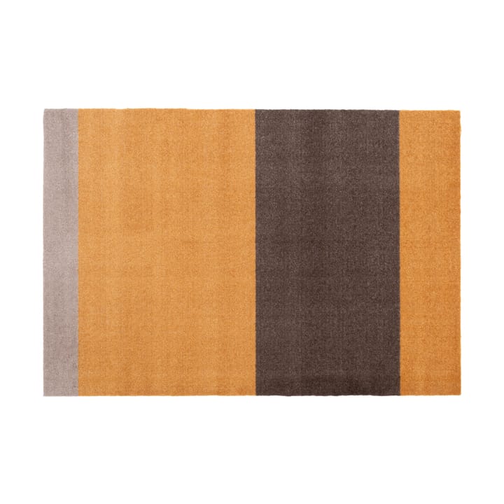 Stripes by tica, horisontal, entréteppe - Dijon-brown-sand, 90 x 130 cm - Tica copenhagen