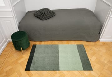 Stripes by tica, horisontal, entréteppe - Green, 67 x 120 cm - tica copenhagen