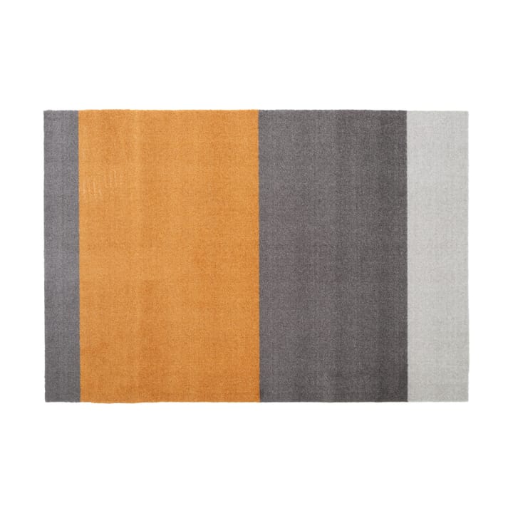 Stripes by tica, horisontal, entréteppe - Grey-grey-dijon, 90 x 130 cm - Tica copenhagen
