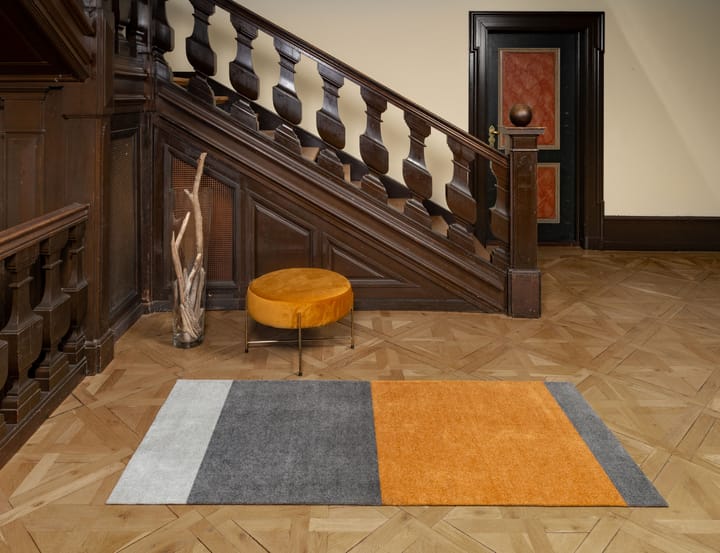 Stripes by tica, horisontal, entréteppe, Grey-grey-dijon, 90 x 200 cm tica copenhagen