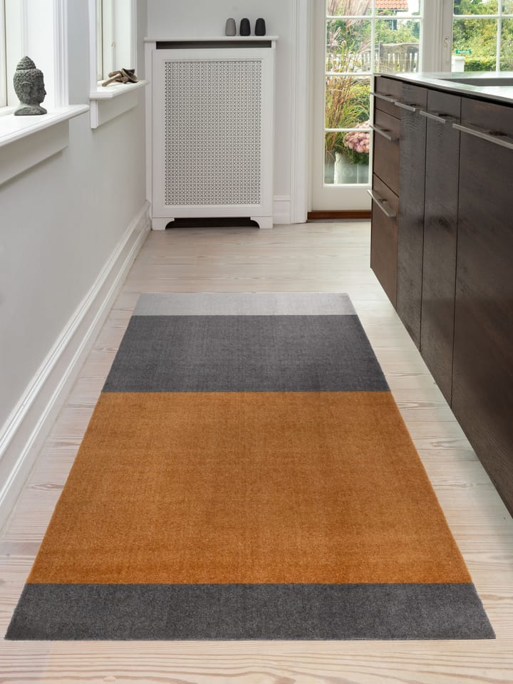 Stripes by tica, horisontal, entréteppe, Grey-grey-dijon, 90 x 200 cm tica copenhagen