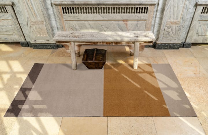Stripes by tica, horisontal, entréteppe, Ivory-dijon-brown, 90 x 200 cm tica copenhagen