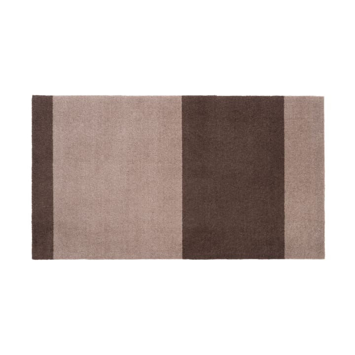 Stripes by tica, horisontal, entréteppe - Sand-brown, 67 x 120 cm - Tica copenhagen