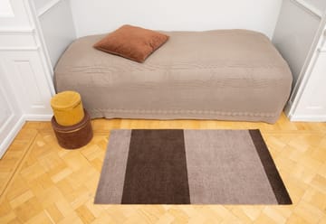 Stripes by tica, horisontal, entréteppe - Sand-brown, 67 x 120 cm - tica copenhagen
