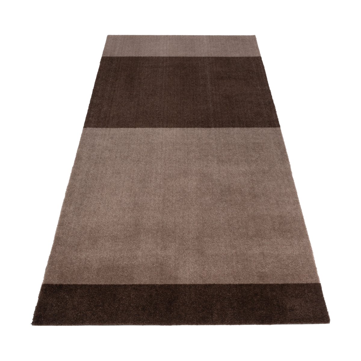 Bilde av tica copenhagen Stripes by tica horisontal entréteppe Sand-brown 90 x 200 cm