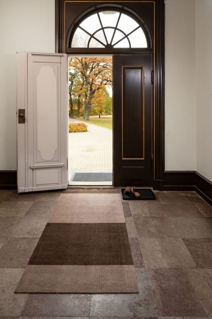 Stripes by tica, horisontal, entréteppe, Sand-brown, 90 x 200 cm tica copenhagen
