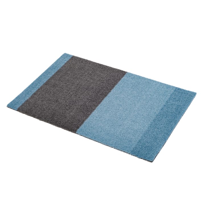 Stripes dørmatte horisontal, Blue-steel grey, 40 x 60 cm tica copenhagen