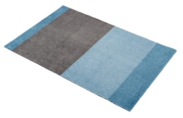 Stripes dørmatte horisontal - Blue-steel grey, 60 x 90 cm - tica copenhagen