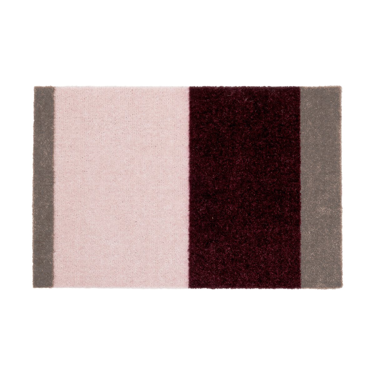 Bilde av tica copenhagen Stripes dørmatte horisontal Bordeaux-rose-sand 40x60 cm