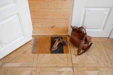 Stripes dørmatte horisontal - Dijon-brown-sand, 40 x 60 cm - tica copenhagen