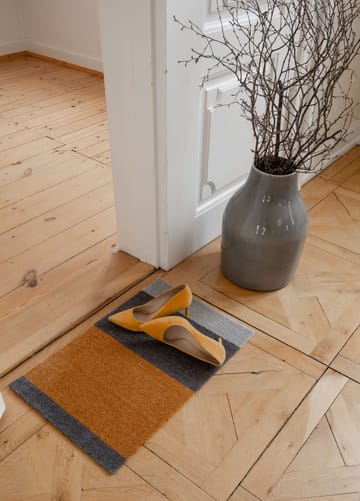 Stripes dørmatte horisontal - Dijon-brown-sand, 40 x 60 cm - tica copenhagen