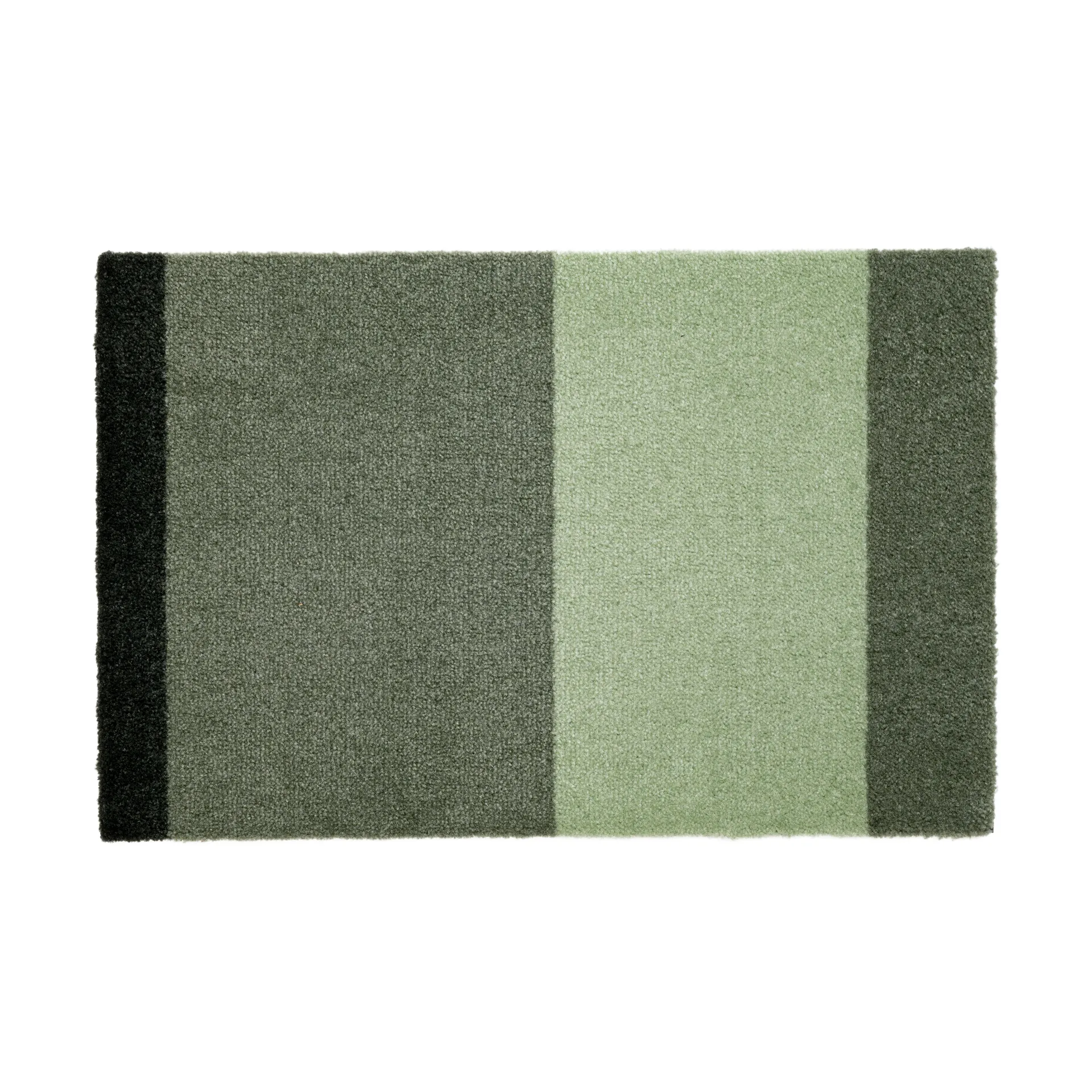 Stripes dørmatte horisontal, Green, 40 x 60 cm tica copenhagen