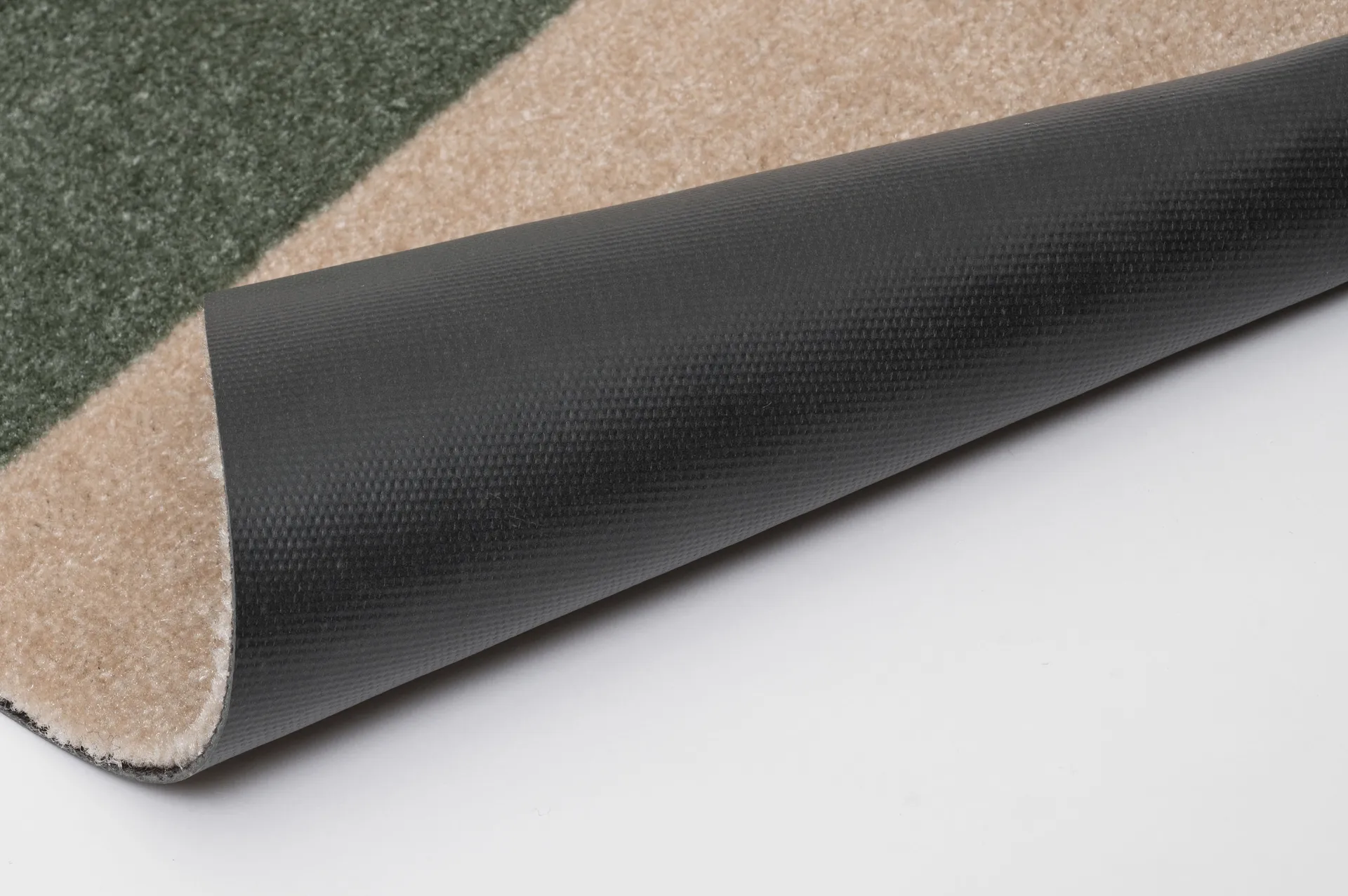 Stripes dørmatte horisontal, Green-ivory-bordeaux, 40x60 cm tica copenhagen