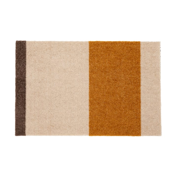 Stripes dørmatte horisontal - Ivory-dijon-brown, 40 x 60 cm - Tica copenhagen