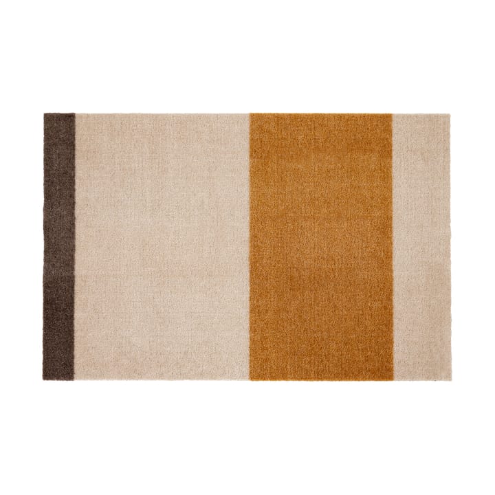 Stripes dørmatte horisontal - Ivory-dijon-brown, 60 x 90 cm - Tica copenhagen