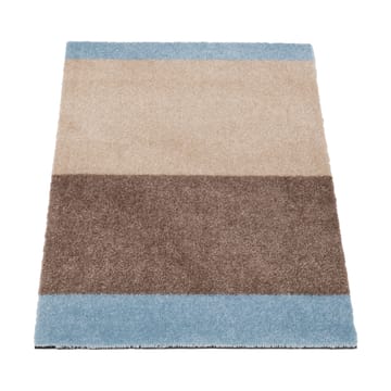 Stripes dørmatte horisontal - Ivory-sand-blue, 40x60 cm - tica copenhagen