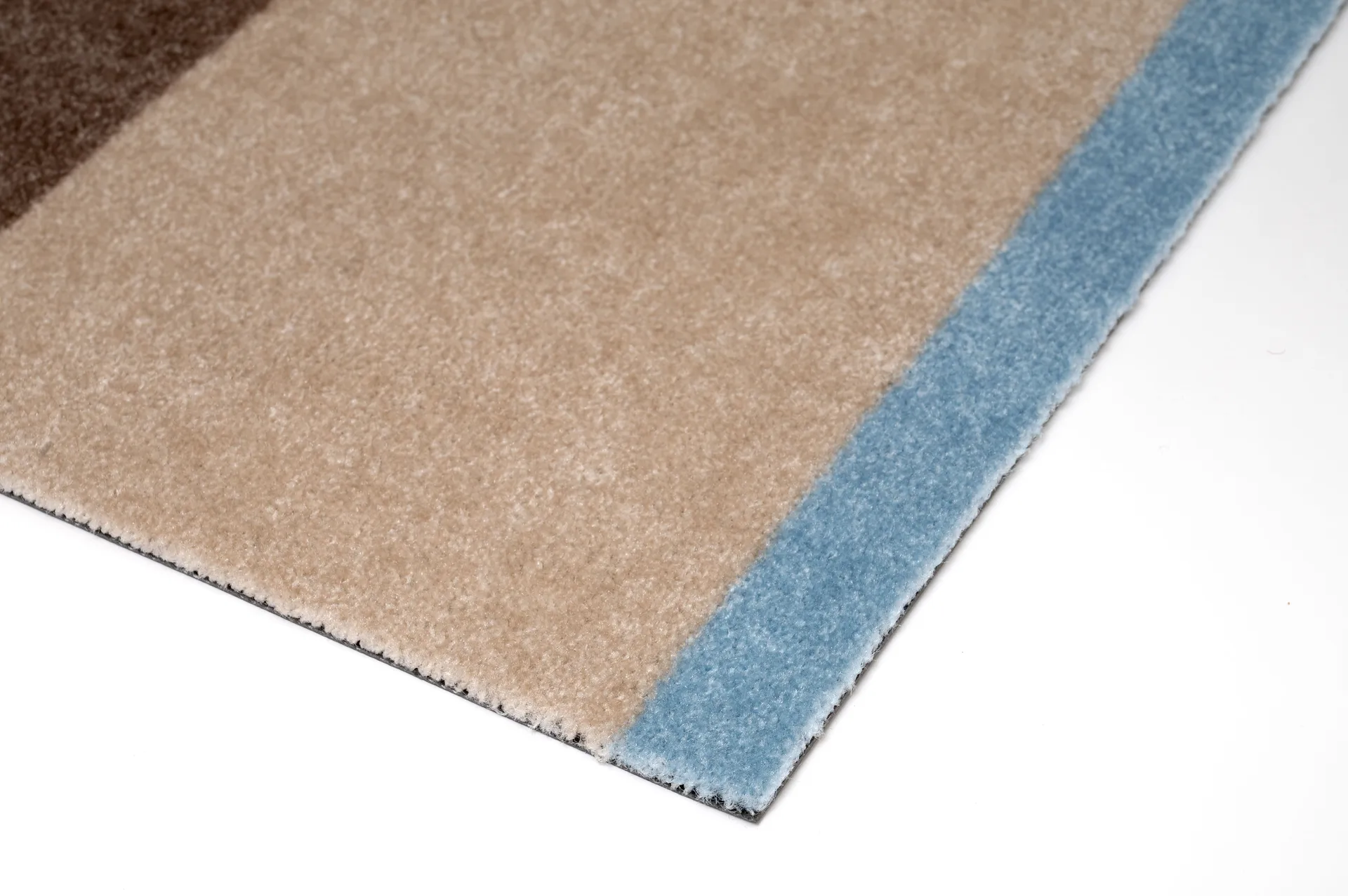 Stripes dørmatte horisontal, Ivory-sand-blue, 40x60 cm tica copenhagen