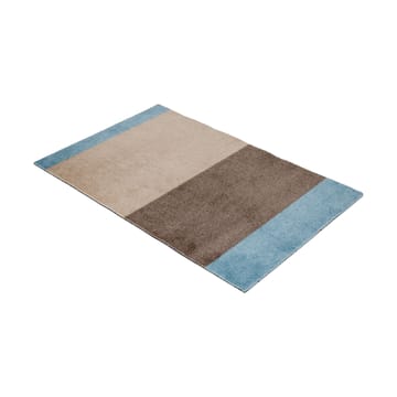 Stripes dørmatte horisontal - Ivory-sand-blue, 60x90 cm - tica copenhagen