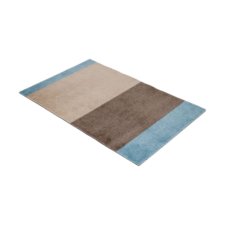 Stripes dørmatte horisontal, Ivory-sand-blue, 60x90 cm tica copenhagen