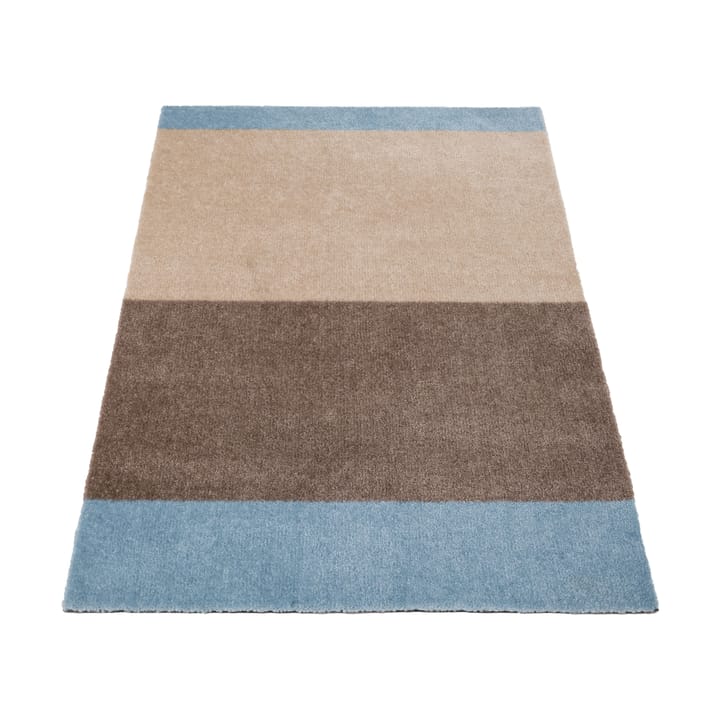 Stripes dørmatte horisontal, Ivory-sand-blue, 60x90 cm tica copenhagen