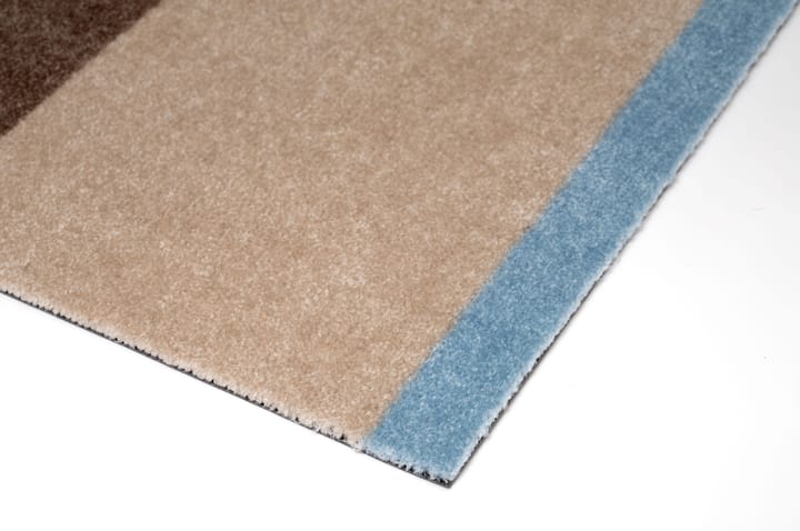 Stripes dørmatte horisontal, Ivory-sand-blue, 60x90 cm tica copenhagen