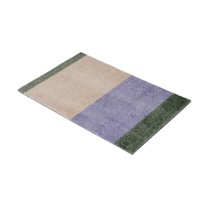 Stripes dørmatte horisontal, Lilac-ivory-green, 40x60 cm tica copenhagen