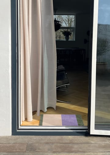 Stripes dørmatte horisontal - Lilac-ivory-green, 40x60 cm - tica copenhagen