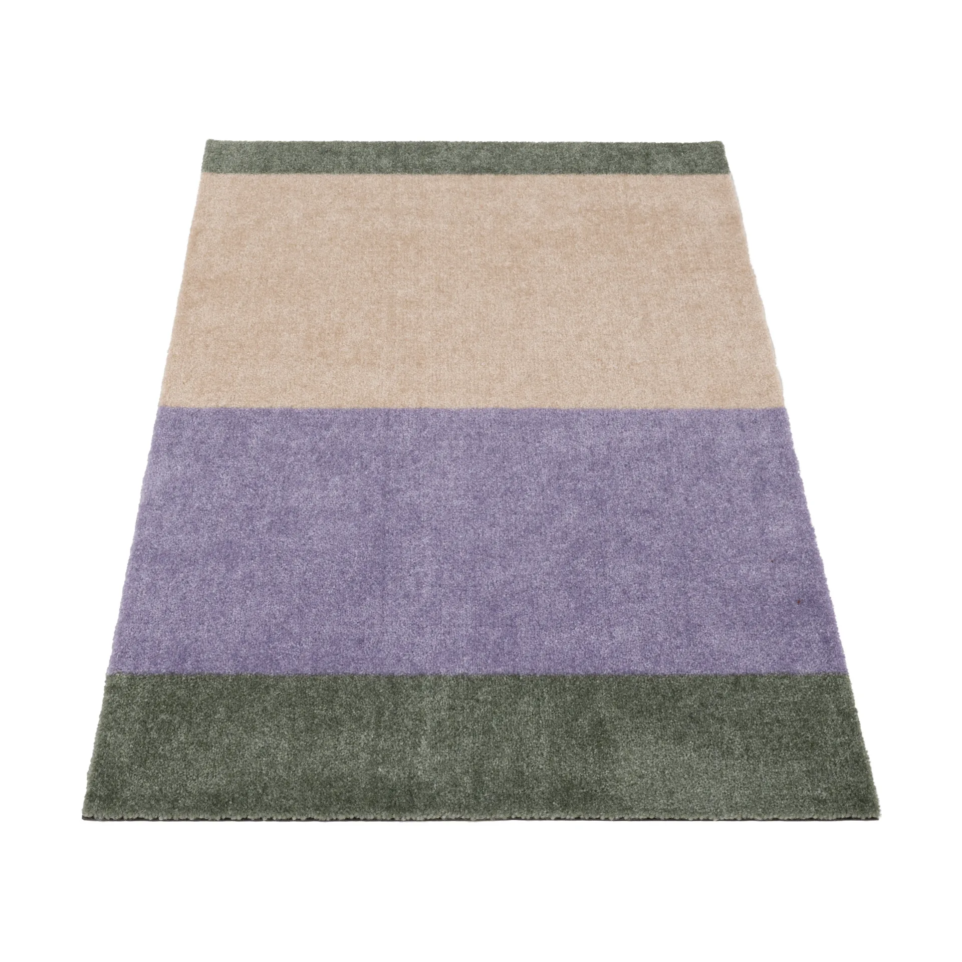 Stripes dørmatte horisontal, Lilac-ivory-green, 60x90 cm tica copenhagen