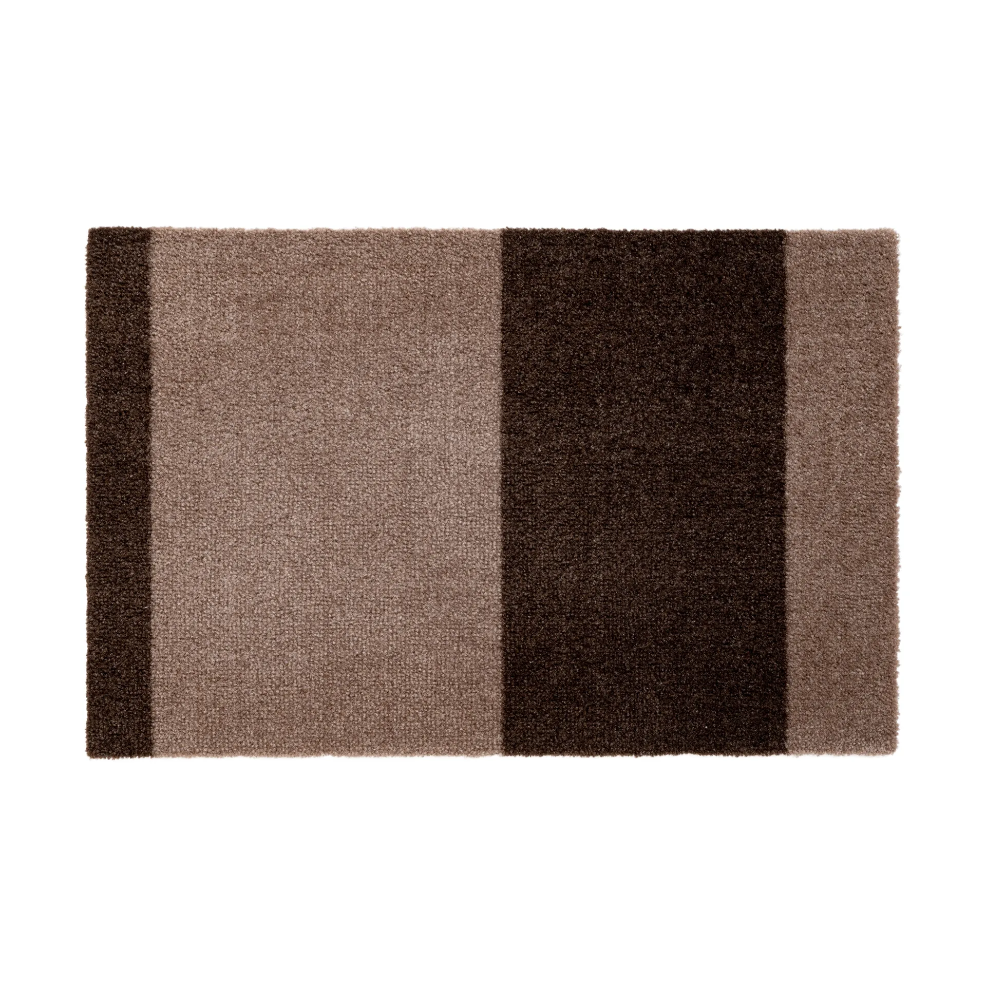 Stripes dørmatte horisontal, Sand-brown, 40 x 60 cm tica copenhagen