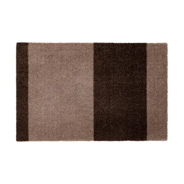 Stripes dørmatte horisontal - Sand-brown, 40 x 60 cm - tica copenhagen