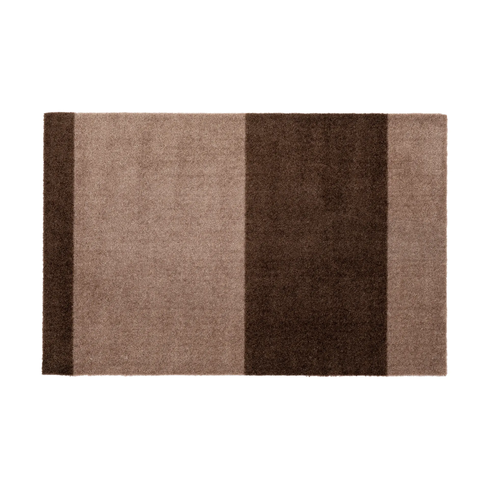 Stripes dørmatte horisontal, Sand-brown, 60 x 90 cm tica copenhagen