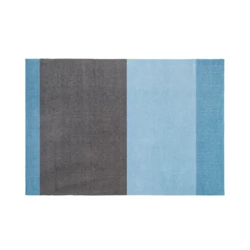 Stripes entréteppe horisontal - Blue-steel grey, 90 x 130 cm - tica copenhagen