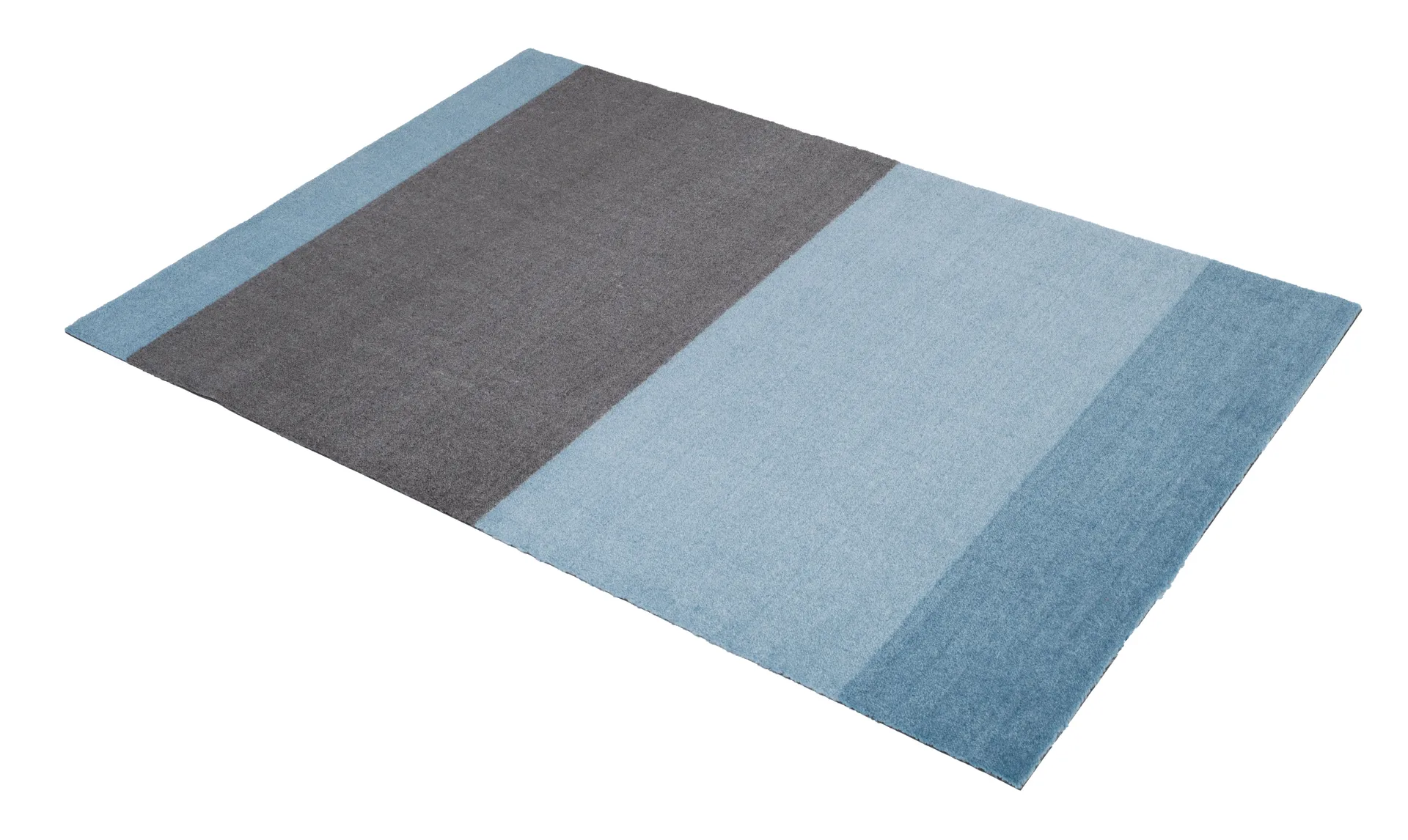 Stripes entréteppe horisontal, Blue-steel grey, 90 x 130 cm tica copenhagen