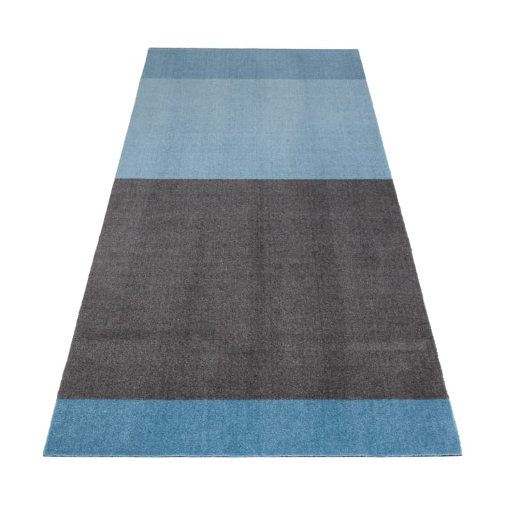 Stripes entréteppe horisontal - Blue-steel grey, 90 x 200 cm - Tica copenhagen
