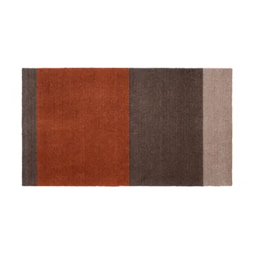 Stripes entréteppe horisontal - Brown-terrakotta, 67 x 120 cm - tica copenhagen