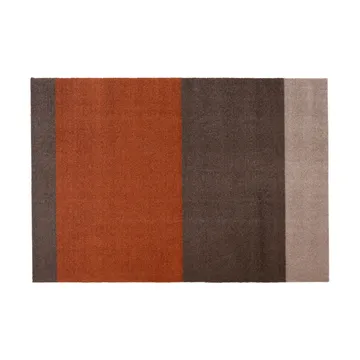 Stripes entréteppe horisontal - Brown-terrakotta, 90 x 130 cm - tica copenhagen