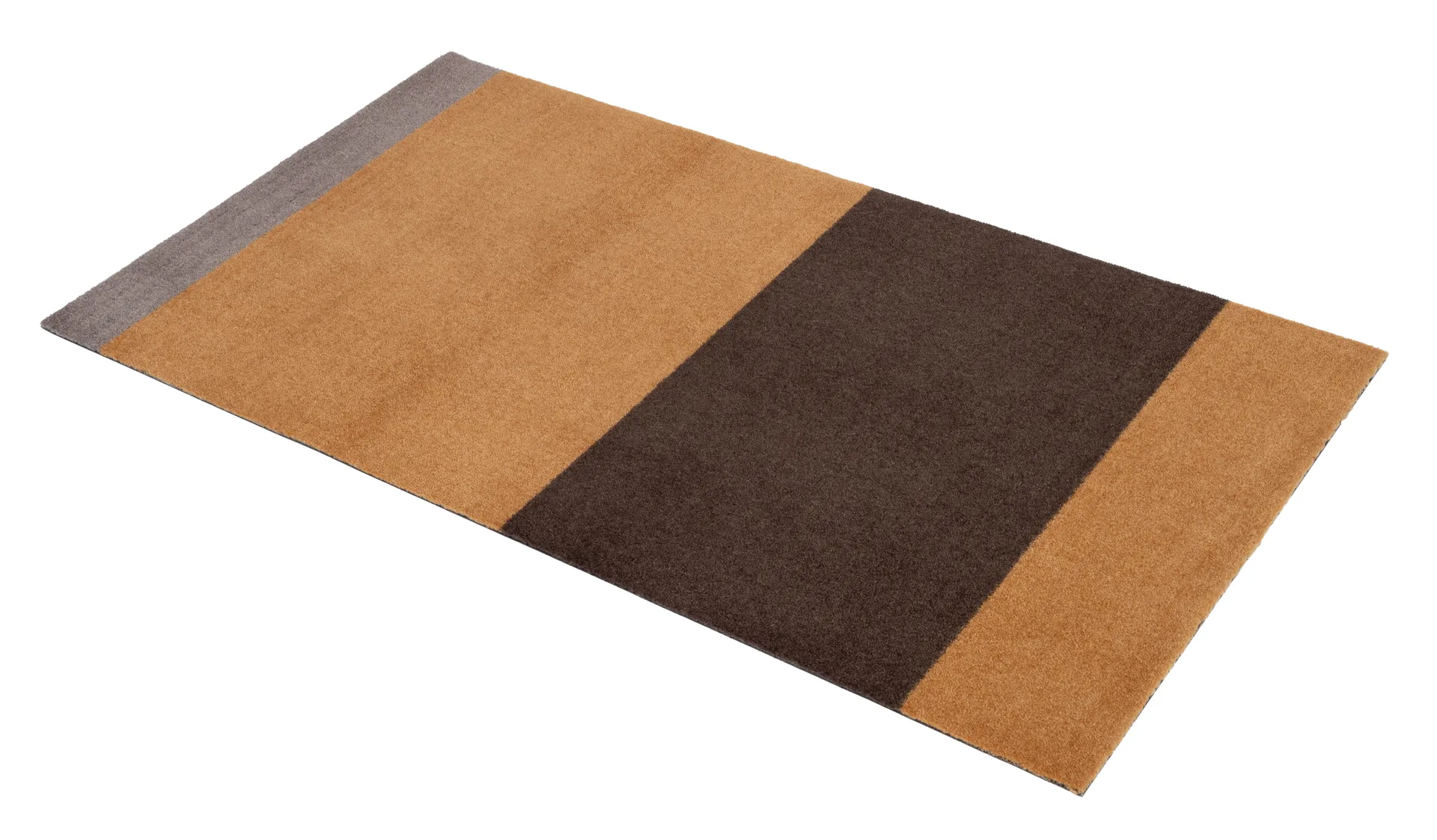 Stripes entréteppe horisontal, Dijon-brown-sand, 67 x 120 cm tica copenhagen