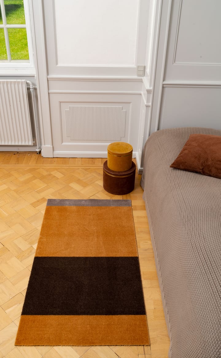 Stripes entréteppe horisontal, Dijon-brown-sand, 67 x 120 cm tica copenhagen