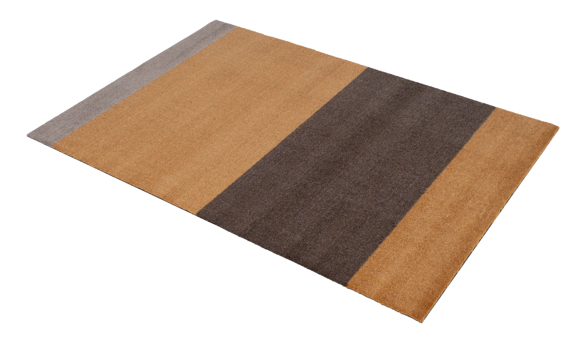 Stripes entréteppe horisontal, Dijon-brown-sand, 90 x 130 cm tica copenhagen