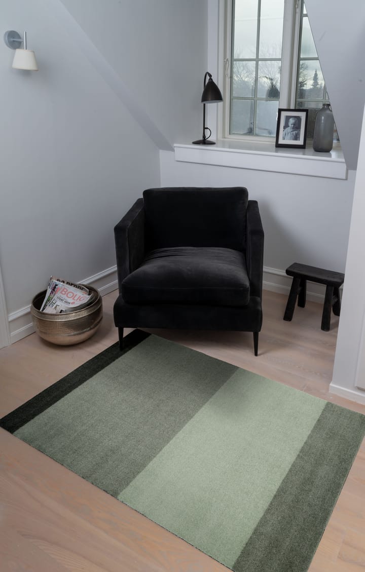 Stripes entréteppe horisontal, Green, 90 x 130 cm tica copenhagen