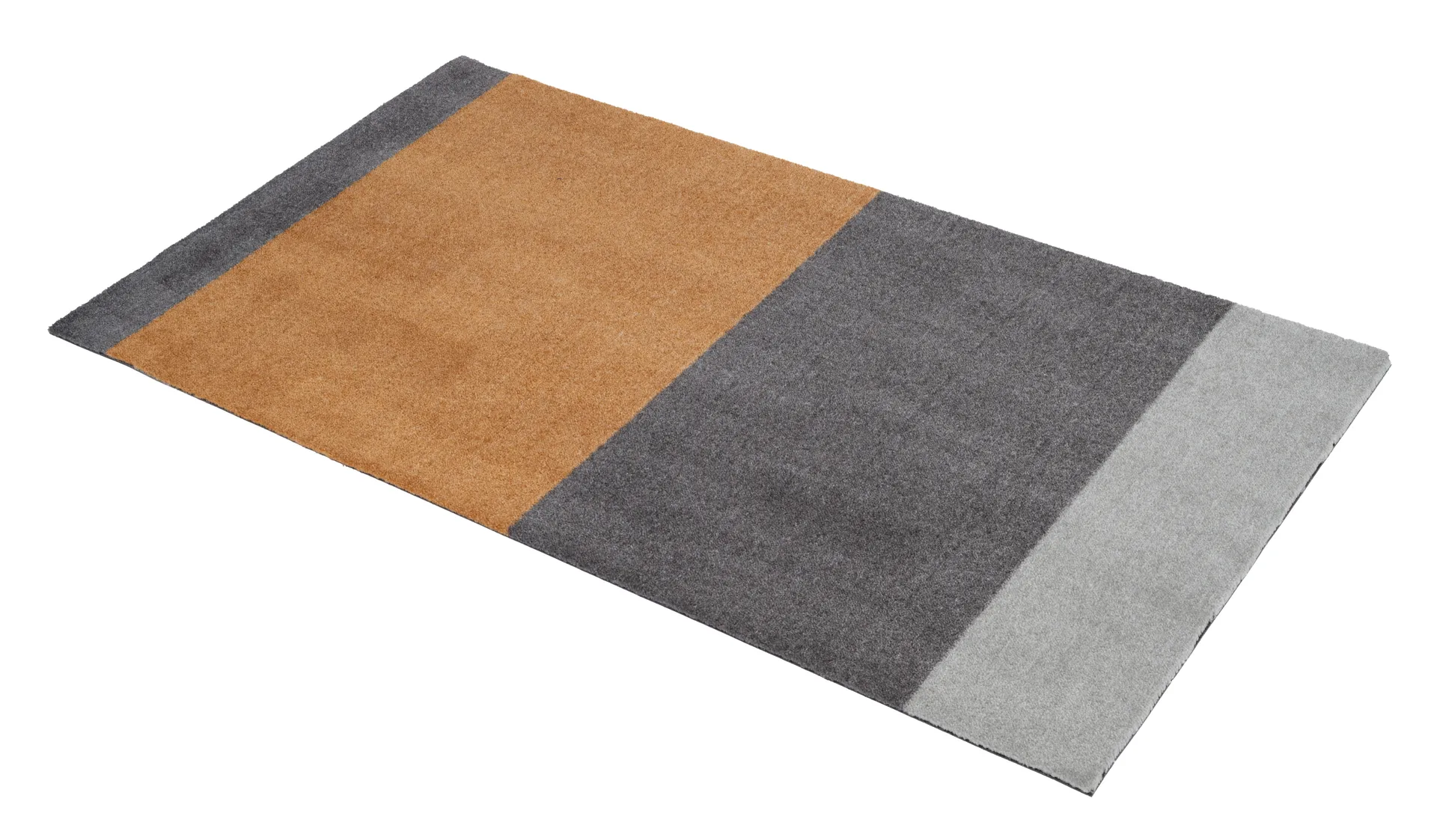 Stripes entréteppe horisontal, Grey-grey-dijon, 67 x 120 cm tica copenhagen