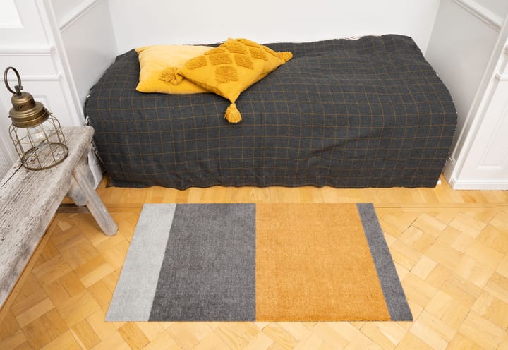 Stripes entréteppe horisontal, Grey-grey-dijon, 67 x 120 cm tica copenhagen