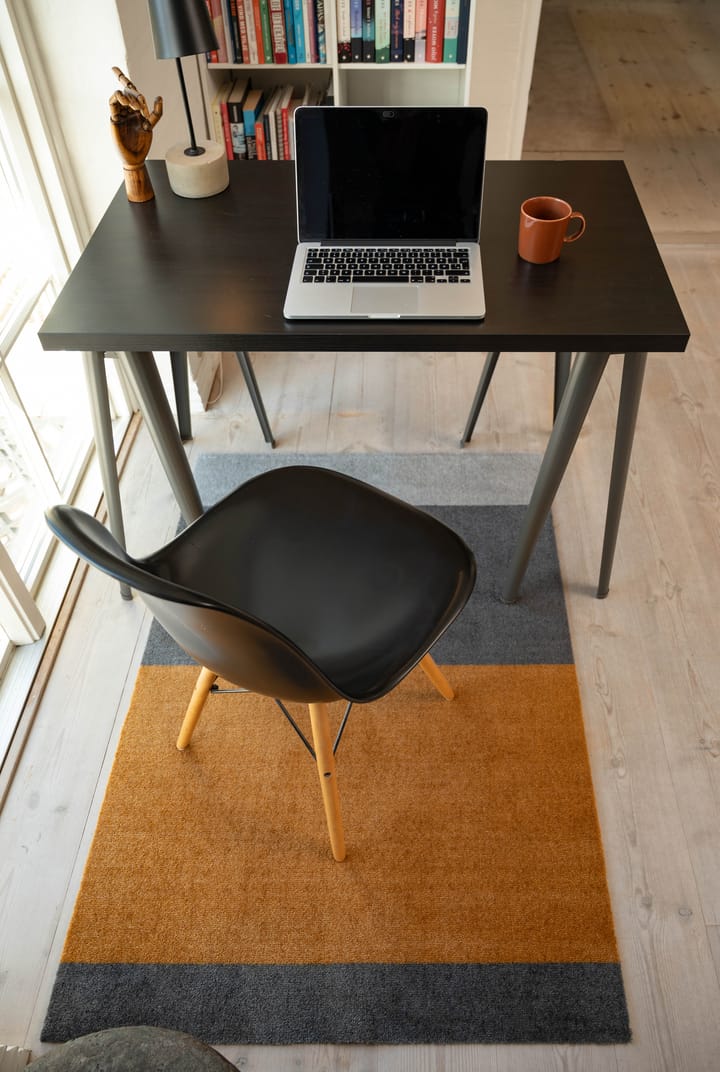 Stripes entréteppe horisontal, Grey-grey-dijon, 90 x 130 cm tica copenhagen