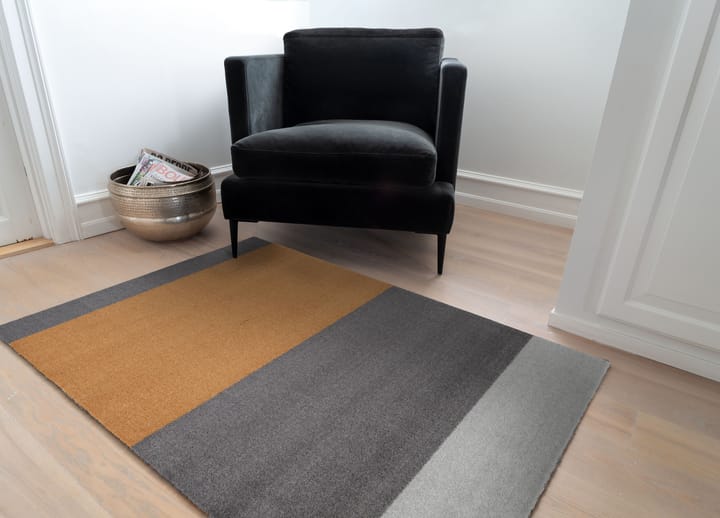 Stripes entréteppe horisontal, Grey-grey-dijon, 90 x 130 cm tica copenhagen