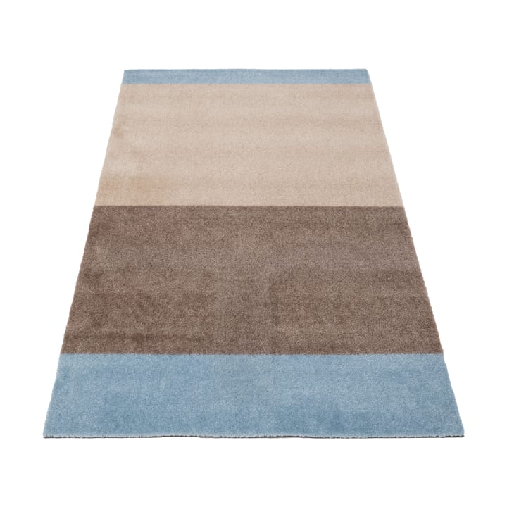 Stripes entréteppe horisontal - Ivory-sand-blue, 67x120 cm - Tica copenhagen