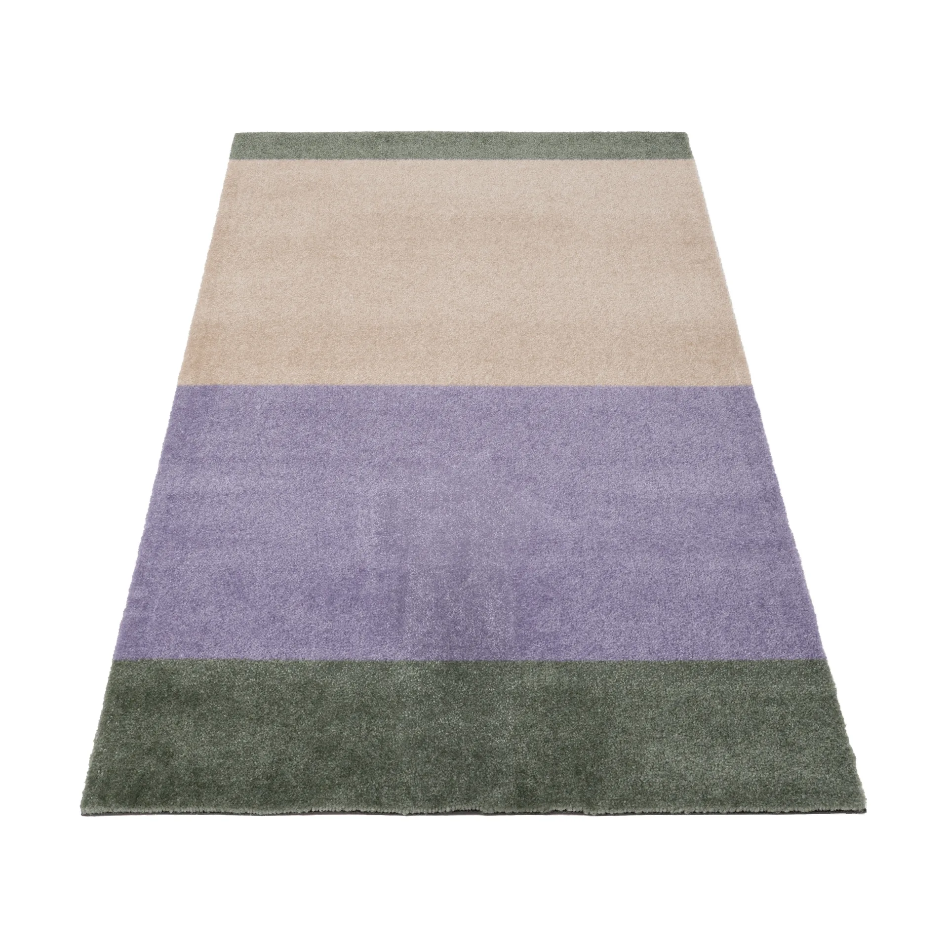 Stripes entréteppe horisontal, Lilac-ivory-green, 67x120 cm tica copenhagen