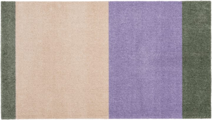 Stripes entréteppe horisontal, Lilac-ivory-green, 67x120 cm tica copenhagen