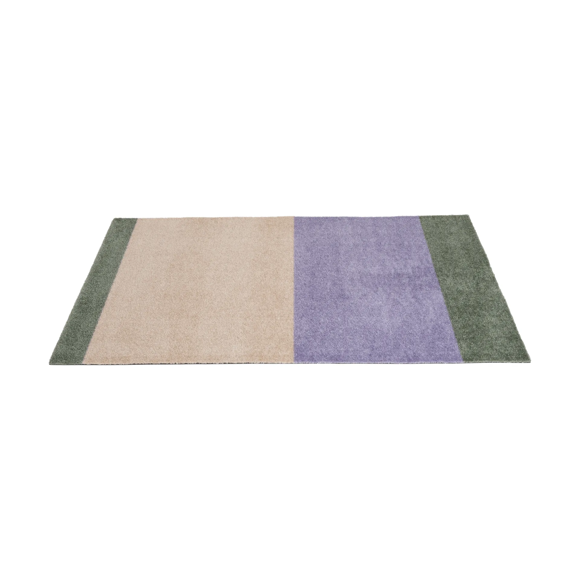 Stripes entréteppe horisontal, Lilac-ivory-green, 67x120 cm tica copenhagen